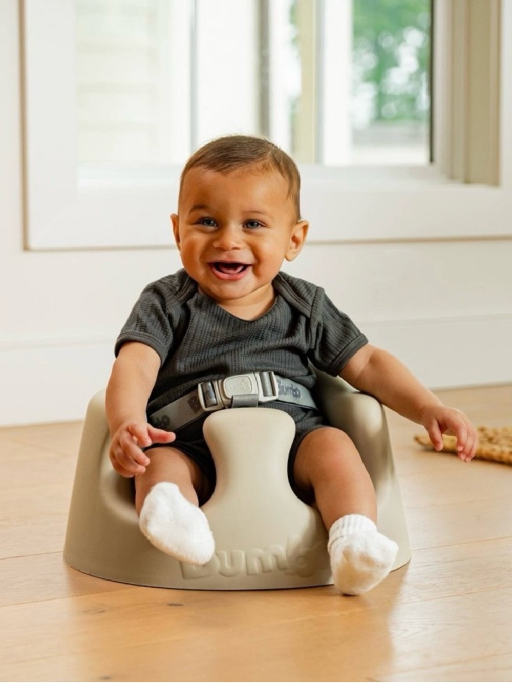Bumbo Floor Seat PLUS+ with Tray Infant Positioning
Seat - Taupe - Picture 5 of 11